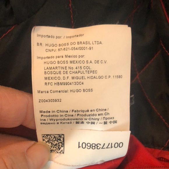 HUGO BOSS navy winter coat size small - Picture 16 of 16